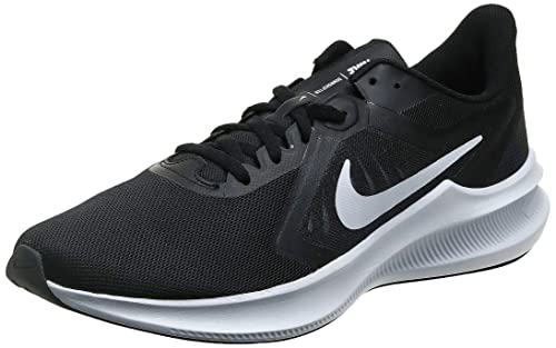 NIKE Downshifter 10, Zapatillas Hombre, Black/White-Anthracite, 41 EU