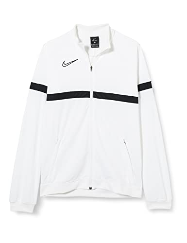 NIKE Dri-FIT Academy 21, Chaqueta deportiva Niños, Weiss / Schwarz / Schwarz / Schwarz, XS