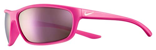 Nike EV1157-660 - Gafas de sol efecto espejo, con montura color fucsia rosa, lente tintada en gris y rosa claro, 58/13/118