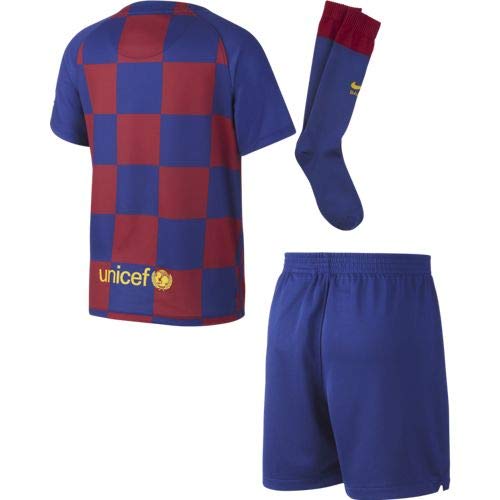 Nike FCB LK Nk BRT Kit Hm - Kit deportivo - Unisex - Para niños - Multicolor (Azul royal intenso / Maíz universitario), XL (122-128 cm / 7-8 años)