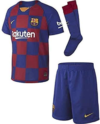 Nike FCB LK Nk BRT Kit Hm - Kit deportivo - Unisex - Para niños - Multicolor (Azul royal intenso / Maíz universitario), XL (122-128 cm / 7-8 años)