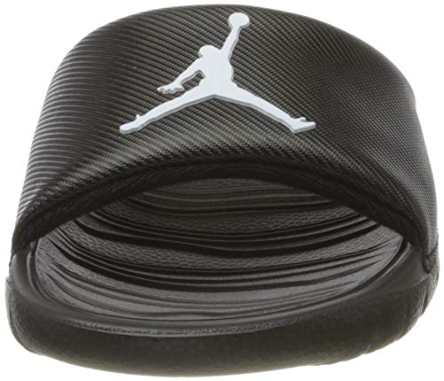 Nike Jordan Break Slide, Zapatilla de Correr Hombre, Negro/Blanco, 41 EU
