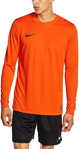 Nike LS Park Vi JSY Camiseta de Manga Larga, Hombre, Naranja (Safety Orange/Black), 2XL