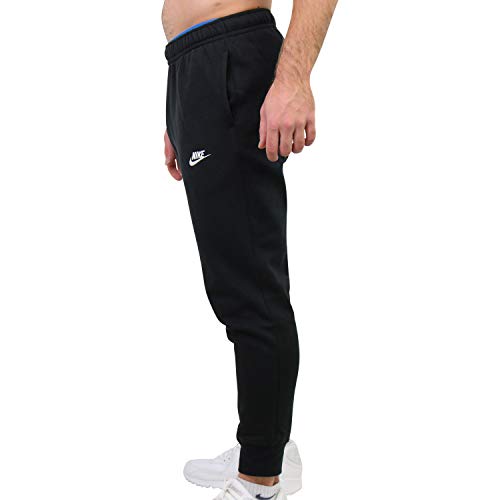 NIKE M NSW Club Jggr BB Sport Trousers, Hombre, Black/Black/White, M