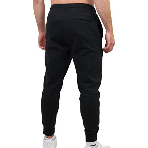 NIKE M NSW Club Jggr BB Sport Trousers, Hombre, Black/Black/White, M