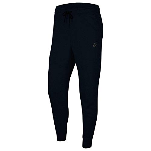 NIKE M NSW TCH FLC Jggr Sport Trousers, Hombre, Black/Black, L