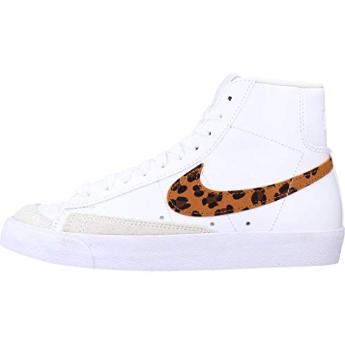 Nike - Nike Woman Blazer Mid '77 Leopard DA8736 101 - DA8736 101 - EU 39 - US 8 - UK 5.5 - CM 25, Bianco