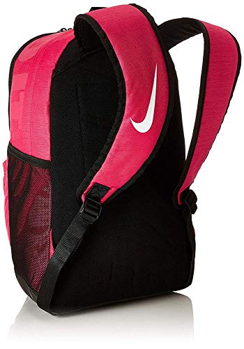 NIKE Nk Brsla M Bkpk, Mochila Unisex Adultos, Rosa (Rush Pink/Black/Whit), 15x24x45 cm (W x H x L)