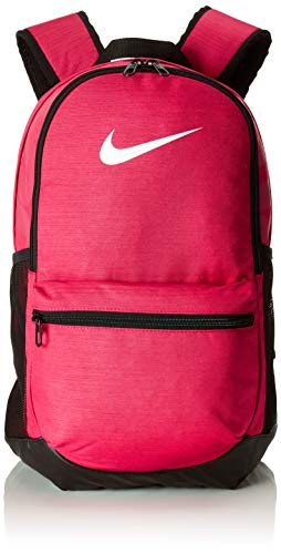 NIKE Nk Brsla M Bkpk, Mochila Unisex Adultos, Rosa (Rush Pink/Black/Whit), 15x24x45 cm (W x H x L)