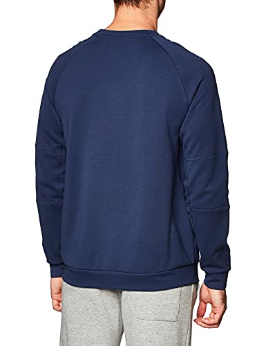 NIKE NSW Modern Crew Fleece, Sudadera Hombre, Midnight Navy/White, L