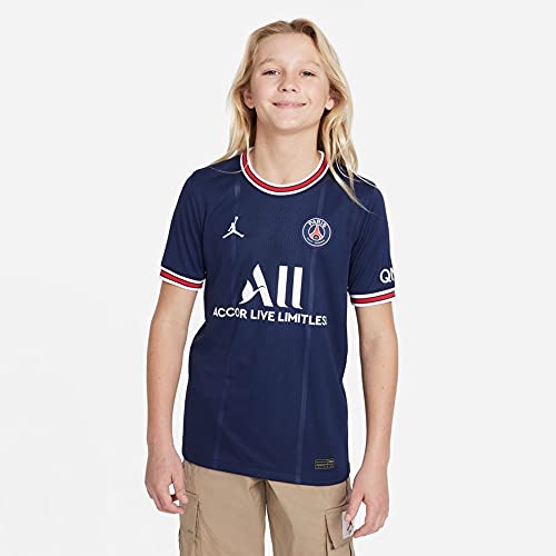 Nike - Paris Saint-Germain Temporada 2021/22 Camiseta Primera Equipación Equipación de Juego, L, Unisex