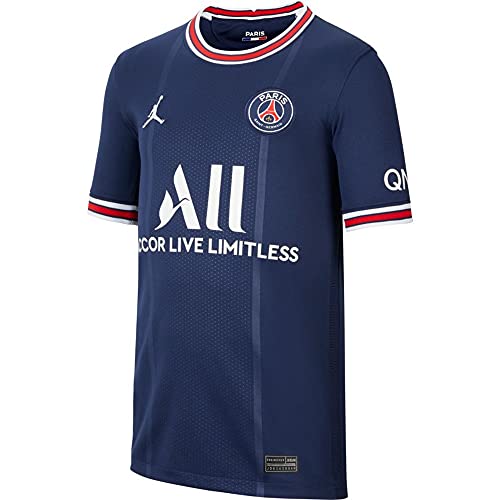 Nike - Paris Saint-Germain Temporada 2021/22 Camiseta Primera Equipación Equipación de Juego, L, Unisex