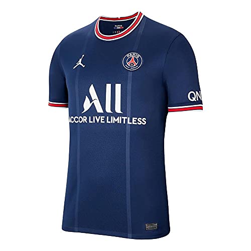 Nike - Paris Saint-Germain Temporada 2021/22 Camiseta Primera Equipación Equipación de Juego, S, Hombre