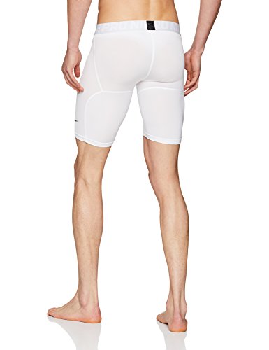 NIKE Pro Pantalones Cortos, Hombre, Blanco (White/Pure Platinum/Black), S