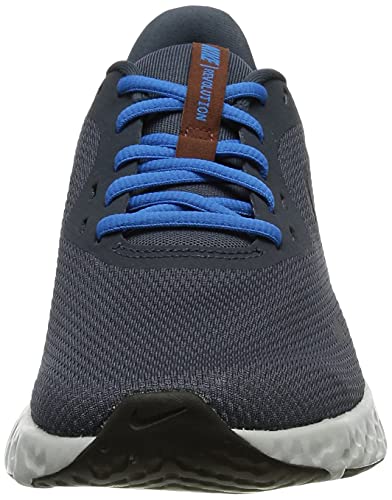 Nike Revolution 5, Zapatillas para Correr Hombre, Azul Y Negro, 44 EU