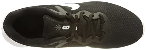 Nike Revolution 6, Road Running Shoe Hombre, Black/White-Iron Grey, 44.5 EU