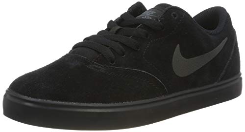 Nike SB Check Suede (GS), Zapatillas de Skateboarding Hombre, Negro (Black/Black-Anthracite 001), 36.5 EU