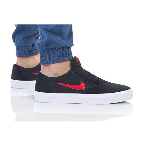 Nike SB Chron SLR, Sneaker Unisex Adulto, Negro/University Red, 40 EU