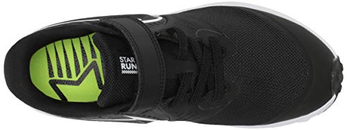 Nike Star Runner 2 (TDV), Zapatillas de Gimnasia Unisex niños, Negro (Black/White/Black/Volt 001), 17 EU