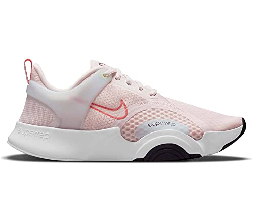 Nike Superrep Go 2, Zapatillas Deportivas Mujer, Light Soft Pink/Magic Ember-Ca, 40.5 EU