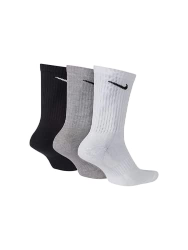 NIKE SX7664 Season 2021/22 Sport Socks Unisex white(black)/carbon heather(black)/black(white) L