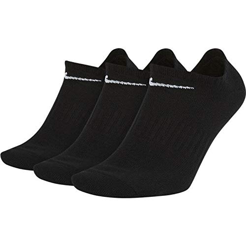 Nike SX7678 - Calcetines para zapatillas deportivas (9 pares), color blanco, gris y negro 9 pares de color negro. 34/38 EU