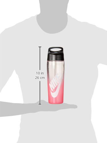 NIKE TR HYPERCHARGE Straw Bottle Graphic 24OZ Botella Fitness y Ejercicio, Adultos Unisex, Multicolor (PinGreWhi), Talla Única