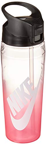 NIKE TR HYPERCHARGE Straw Bottle Graphic 24OZ Botella Fitness y Ejercicio, Adultos Unisex, Multicolor (PinGreWhi), Talla Única