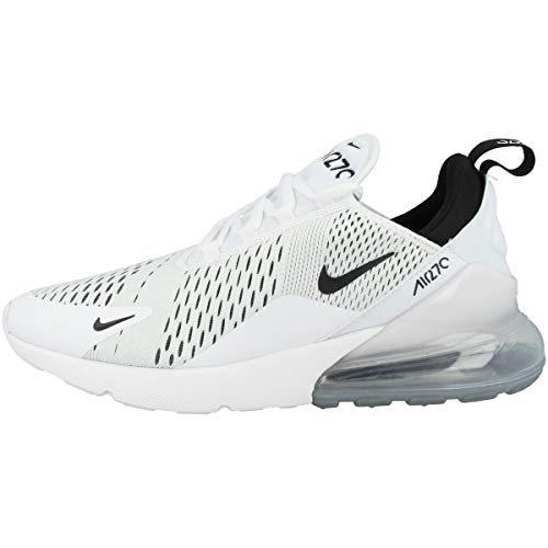 Nike W Air MAX 270, Zapatillas de Running Mujer, Blanco White Black White 100, 40.5 EU