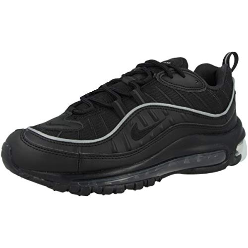 Nike W Air MAX 98, Zapatillas de Correr Mujer, Negro (Black/Black/Off Noir 004), 38 EU