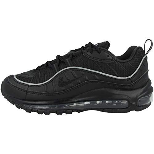 Nike W Air MAX 98, Zapatillas de Correr Mujer, Negro (Black/Black/Off Noir 004), 38 EU