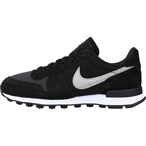 Nike W Internationalist, Zapatillas Mujer, Negro (Black/Black/White 001), 41 EU