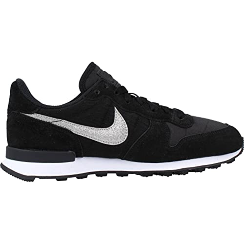 Nike W Internationalist, Zapatillas Mujer, Negro (Black/Black/White 001), 41 EU