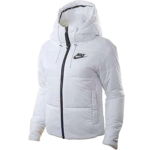 NIKE W NSW TF RPL Classic Tape JKT Jacket, White/Black/Black, L Women's