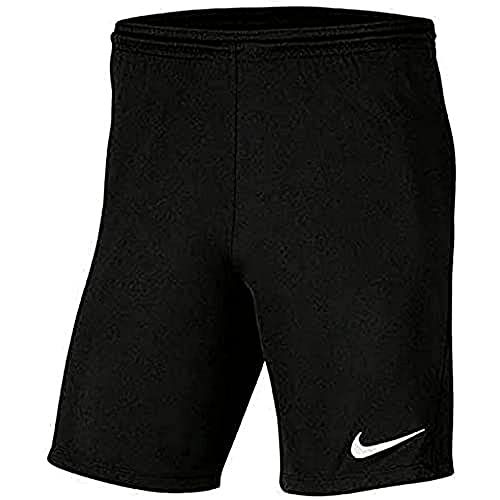 NIKE Y Nk Dry Park III Short NB K Pantalones Cortos de Deporte, Unisex niños, Black/White, L