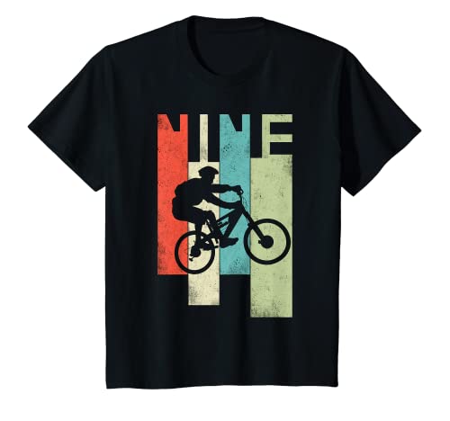 Niños Niños 9º cumpleaños Guys BMX 9 años cumpleaños niños cumpleaños Camiseta