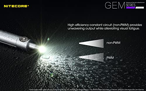 Nitecore gem8 – 500 lumens lámpara espeleología Unisex, Gris