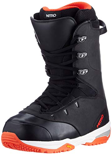 Nitro Snowboards Venture Pro STND 20 All Mountain Freeride - Botas de Snowboard para Hombre, Color Negro y Rojo