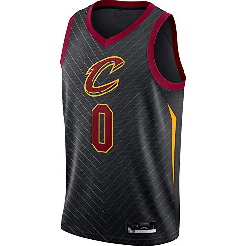 Niubai Cleveland Cavaliers #0 - Camiseta de baloncesto para hombre, diseño de Kevin Love, 2020/21, color negro