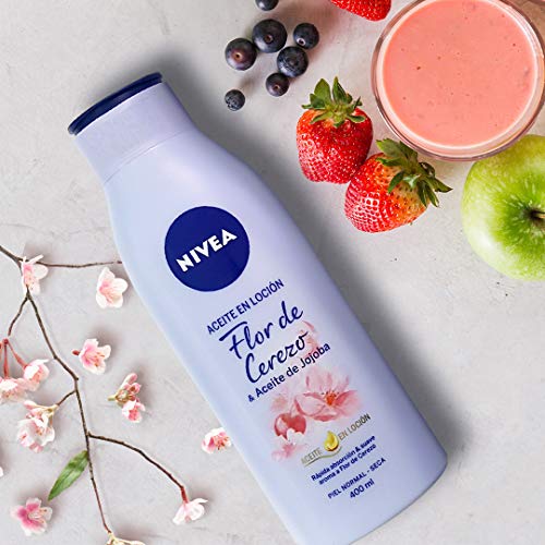 Nivea Loción Flor de Cerezo y Aceite de Jojoba - 400 ml