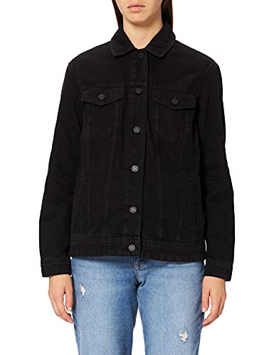 NOISY MAY NMOLE L/S Denim Jacket VI135BL Noos BG Chaqueta, Black, S para Mujer