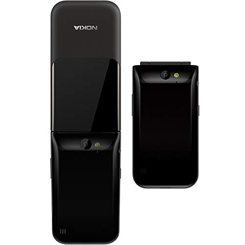 Nokia 2720 Flip Black Dual Sim [Versión importada: Podría presentar problemas de compatibilidad]