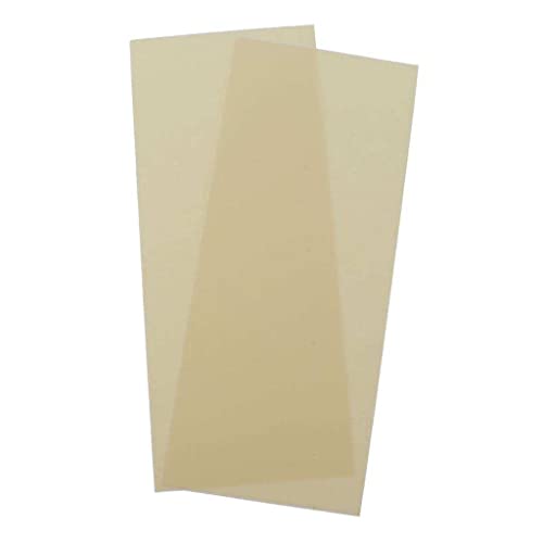 non-brand 2 Unids Parche de Ropas Adhesivo de Tela Impermeable Remiendo Artesanal para Abrigos Chubasqueros - Beige