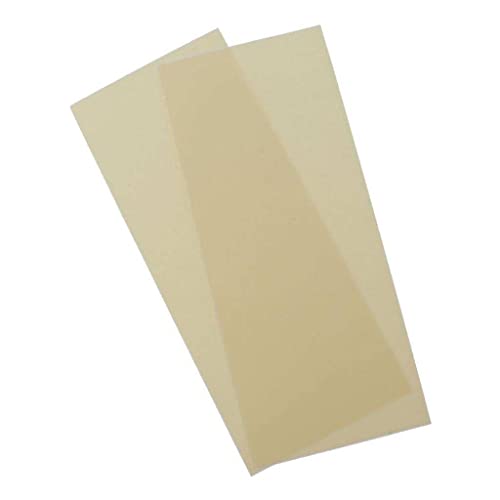 non-brand 2 Unids Parche de Ropas Adhesivo de Tela Impermeable Remiendo Artesanal para Abrigos Chubasqueros - Beige