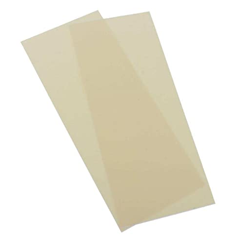 non-brand 2 Unids Parche de Ropas Adhesivo de Tela Impermeable Remiendo Artesanal para Abrigos Chubasqueros - Beige