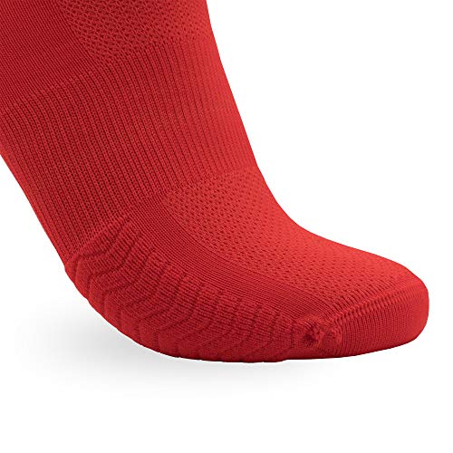 NORTEI Calcetines Rojos para Ciclismo y Running de Caña Alta para Hombre y Mujer – Infinity Red (L (43-45))