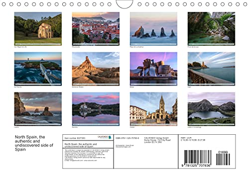 North Spain, the authentic and undiscovered side of Spain (Wall Calendar 2022 DIN A4 Landscape): Beyond a typical beach holiday, the North of Spain ... and seascape. (Monthly calendar, 14 pages )