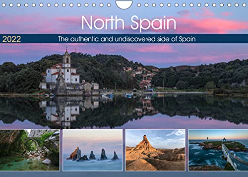 North Spain, the authentic and undiscovered side of Spain (Wall Calendar 2022 DIN A4 Landscape): Beyond a typical beach holiday, the North of Spain ... and seascape. (Monthly calendar, 14 pages )