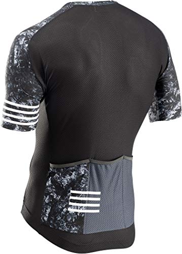 Northwave Blade 2021 - Maillot corto de ciclismo (talla 3XL), color negro y gris