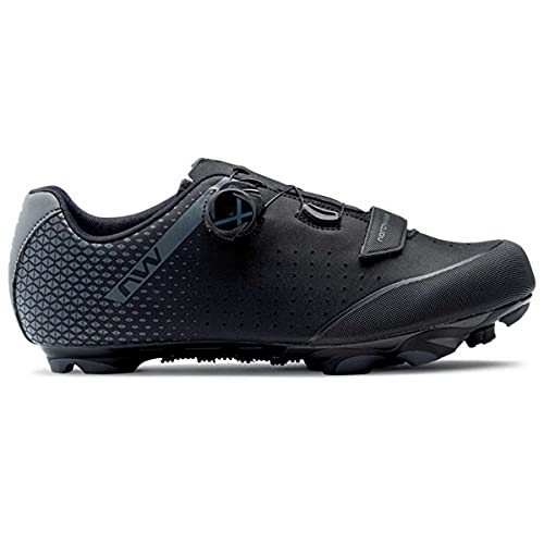 Northwave Origin Plus 2 2021 - Zapatillas para bicicleta de montaña, color negro y gris, Hombre, 80212005, negro y gris, 49 EU